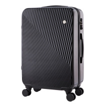 Élégante valise noire de bagage de chariot de voyage de PC d&#39;ABS
